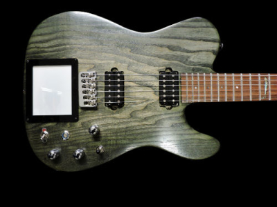 chitarra-elettrica-artigianale-kaoss-pad